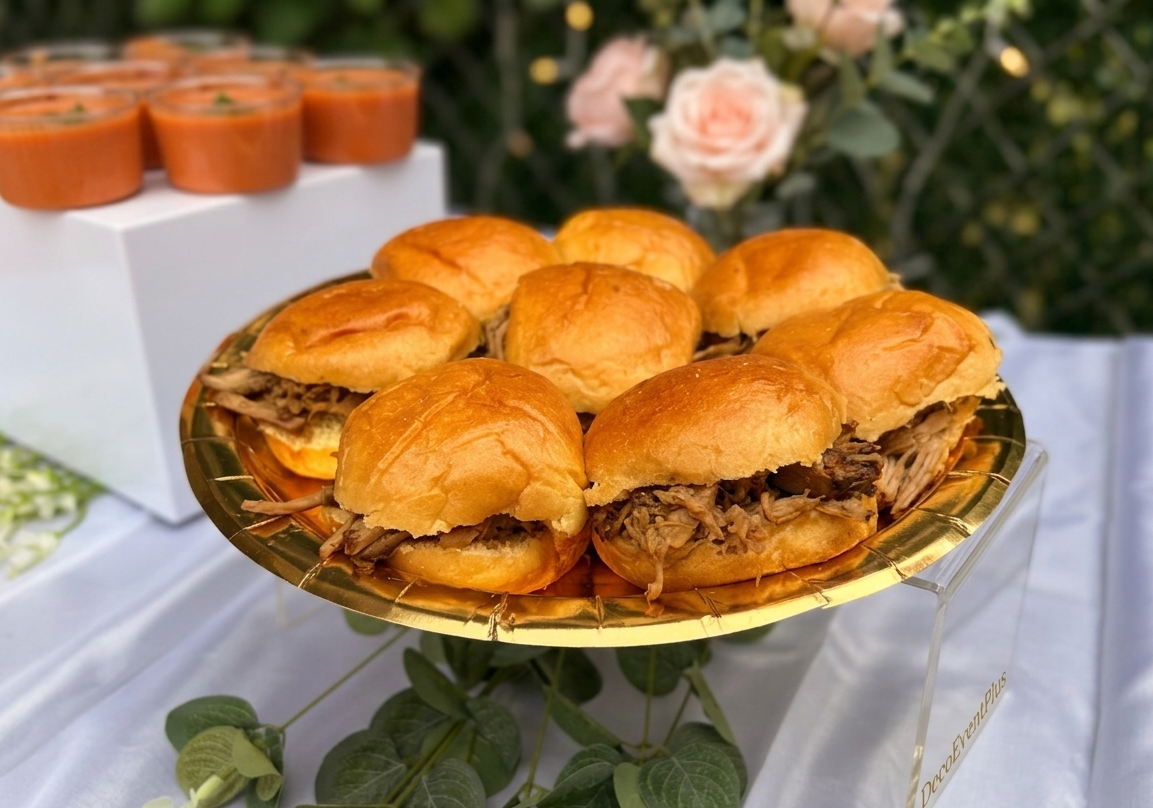 Bandeja de mini bocadillos