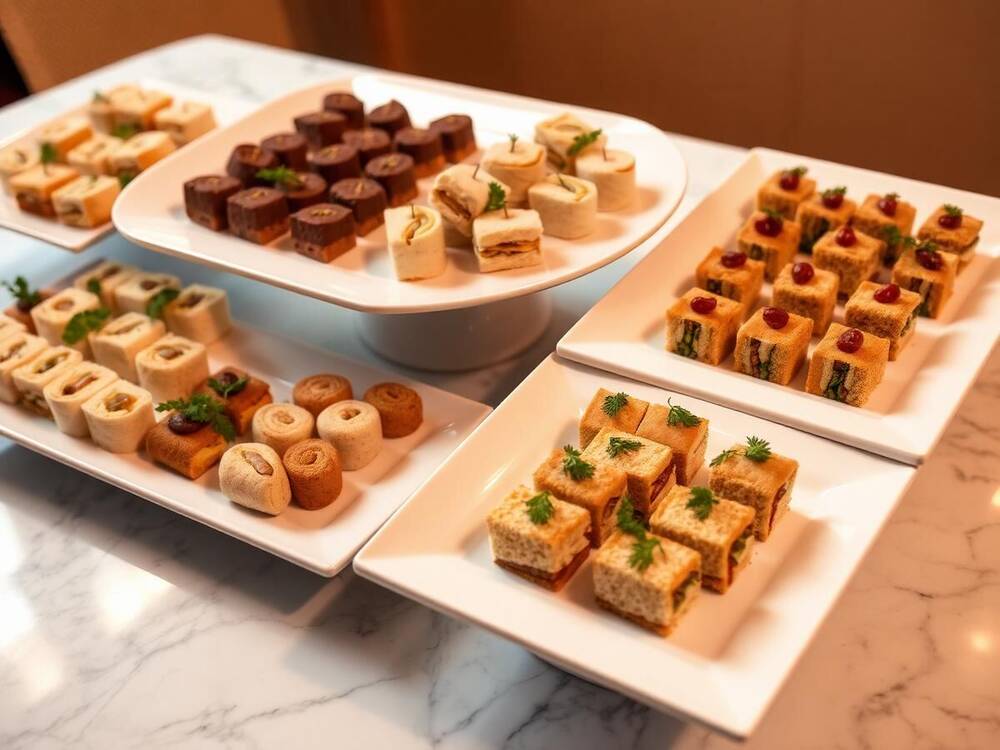 Bandejas de finger food premium